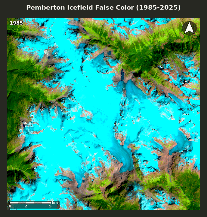 Pemberton Icefield Timelapse